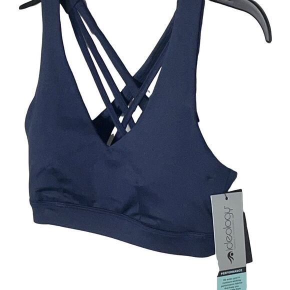 Ideology Low Impact Sports Bra, Blue XS - Picture 7 of 12